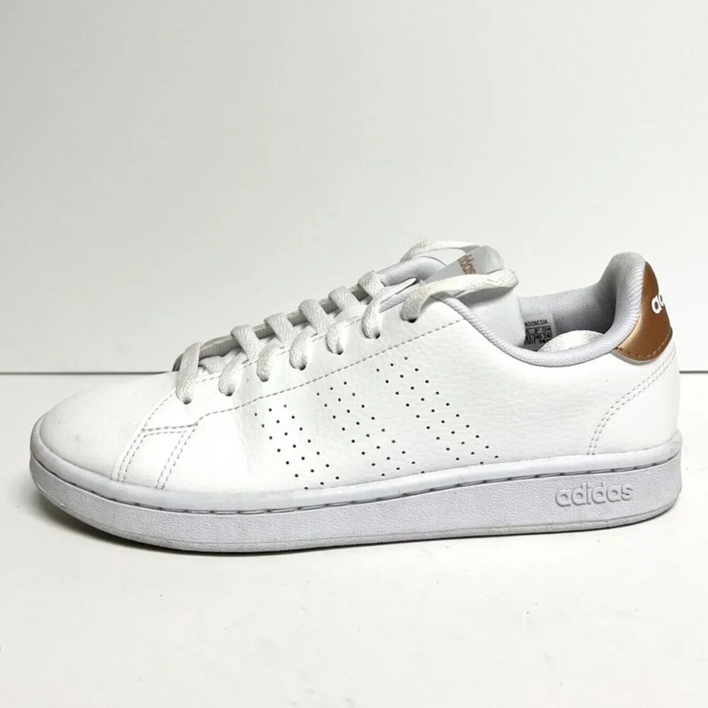 adidas Womens Advantage Sneaker White Size 7.5 M - Picture 1 of 6